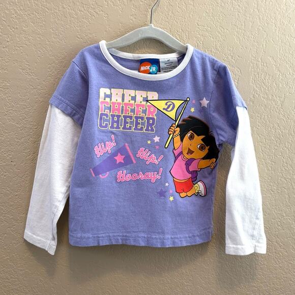 Y2K Dora cheerleader shirt - Picture 1 of 7